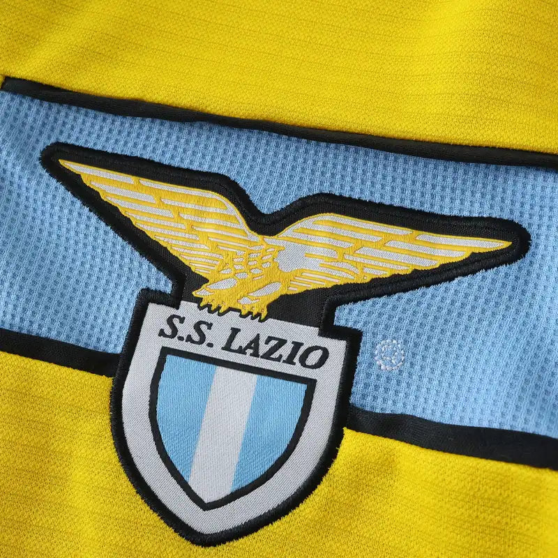 S.S. Lazio 1998/99 Third Retro Jersey – Yellow Fan Version | Classic CIRIO Kit