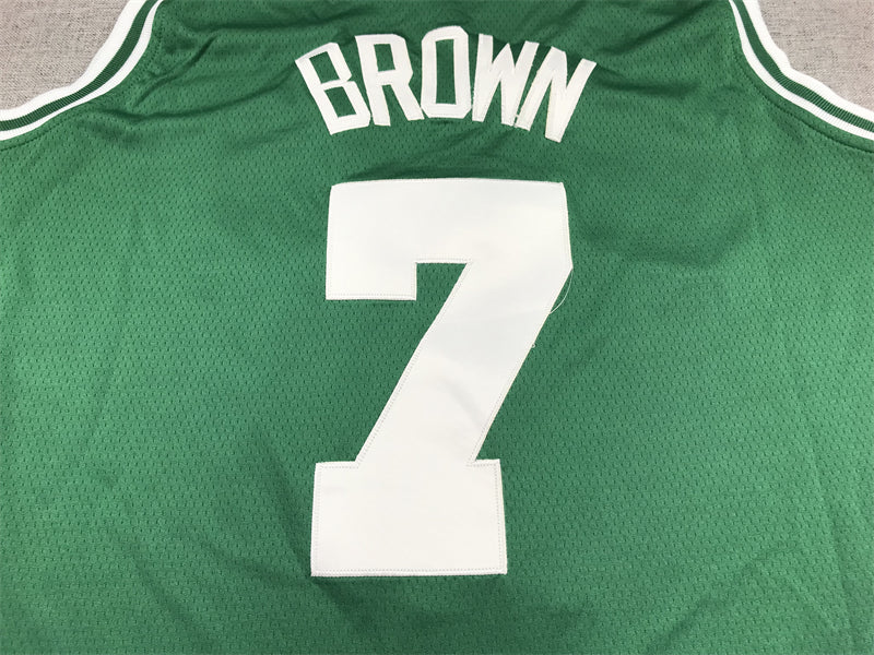 Men's Boston Celtics Jaylen Brown #7 Green Swingman Jersey – 2022/23 Icon Edition