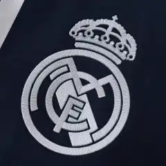 Real Madrid CF Away Fan Version Shorts 2025/26 – Dark Navy Adidas Three-Stripe Football Shorts | La Liga Real Madrid Away Kit Shorts