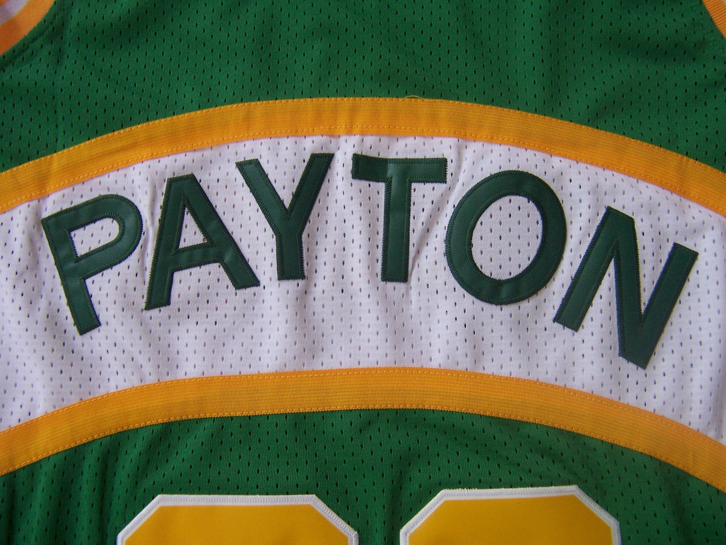 Gary Payton #20 Seattle SuperSonics Green Hardwood Classics Swingman Jersey – Mitchell & Ness White Band