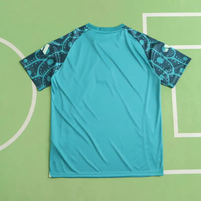 Mexico National Team 2024 Teal Training Jersey – Aztec Edition Fan Version