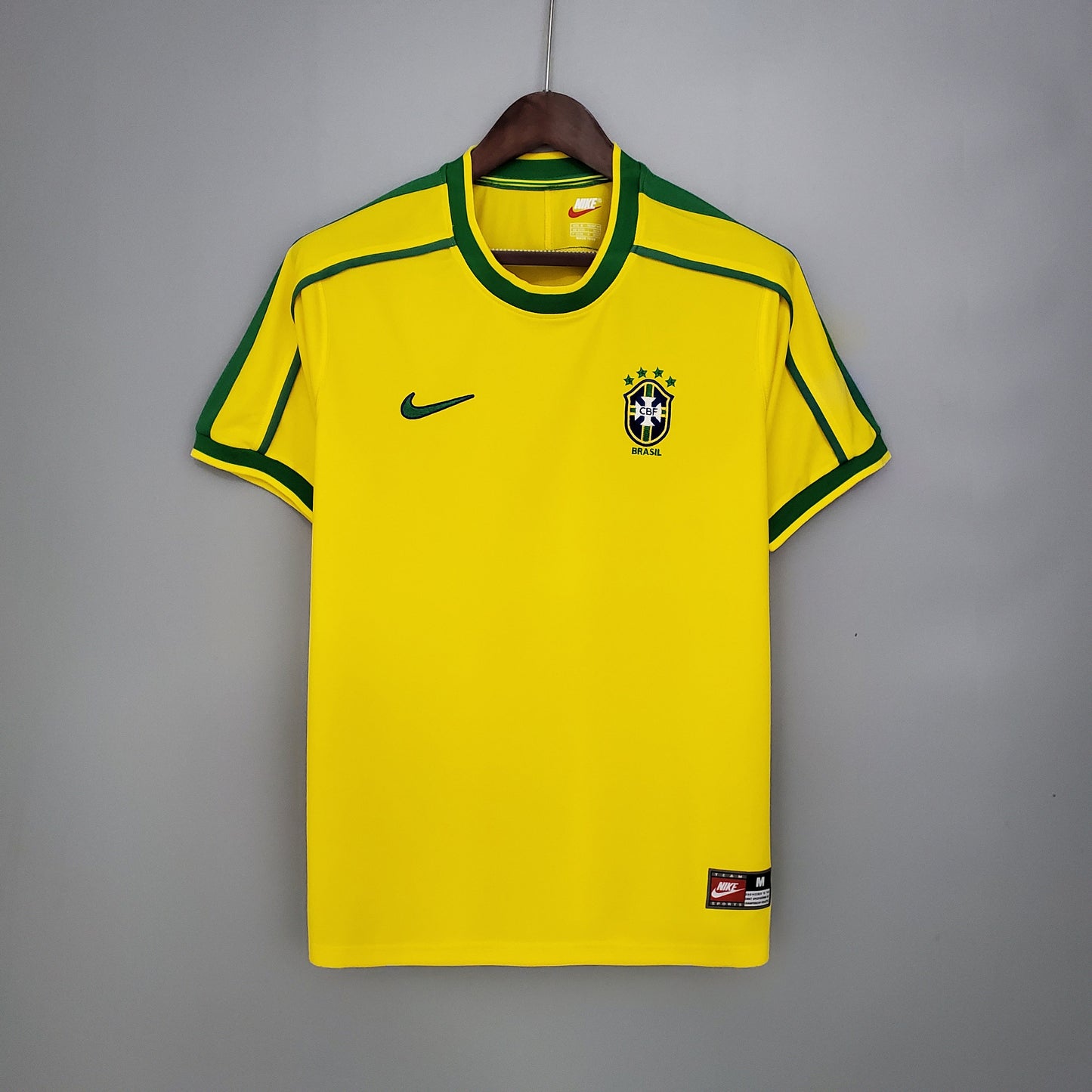 Brazil 1998 Home Retro Jersey – World Cup Final Nike Yellow Kit