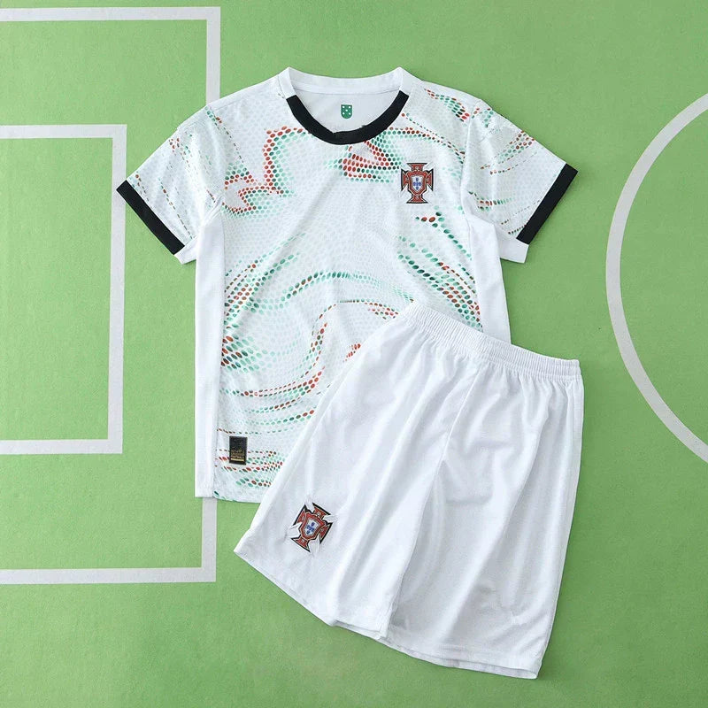 Portugal Away Kids Kit 2025/26 | Children's Football Jersey with Player Name & Number