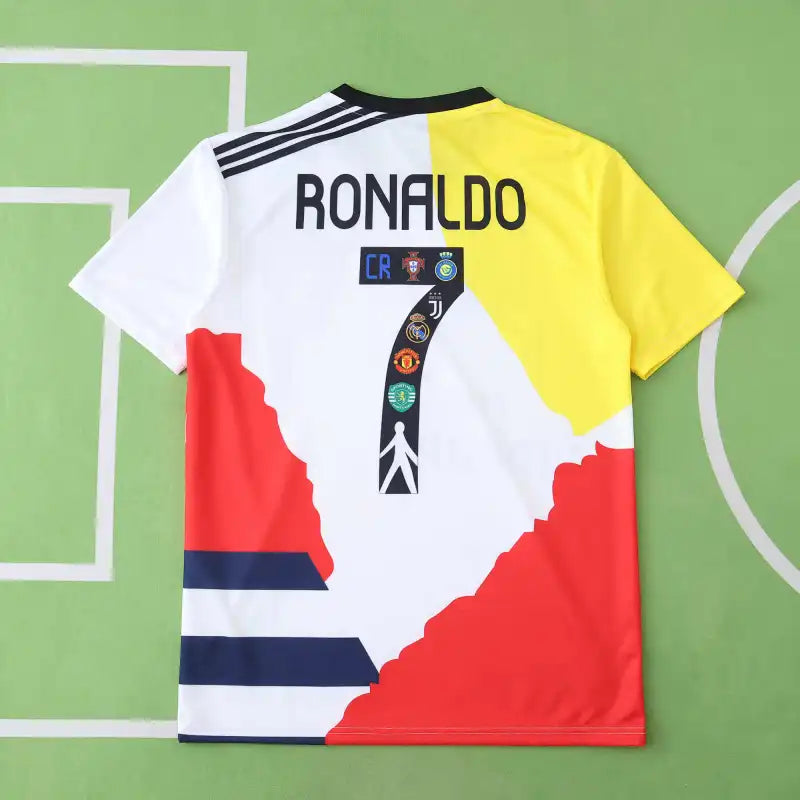 Cristiano Ronaldo Career Tribute Concept Jersey – All Clubs Edition | Real Madrid, Juventus, Man Utd, Al Nassr & Sporting CP