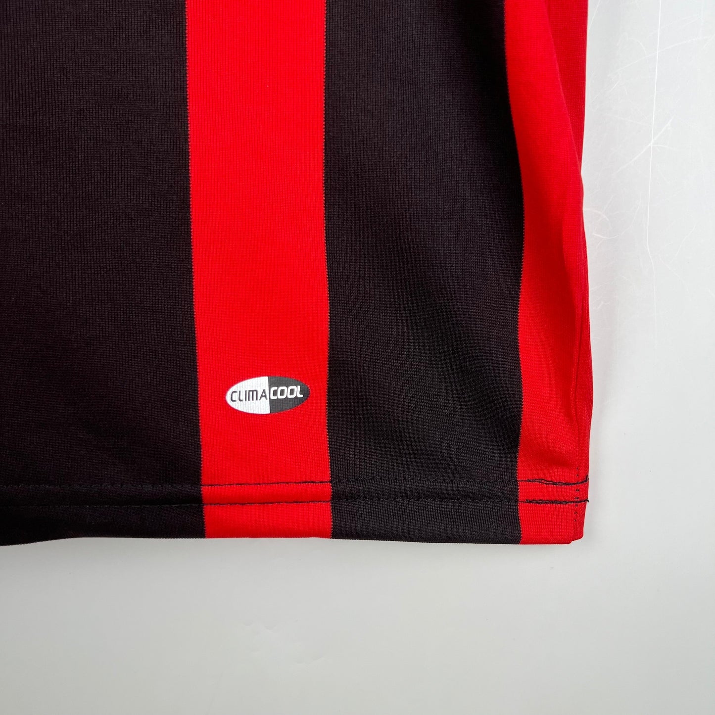 AC Milan 2008-09 Home Retro Jersey – Adidas Black Red Stripes Bwin Kit | Kaká Pirlo Ronaldinho Beckham Maldini Era