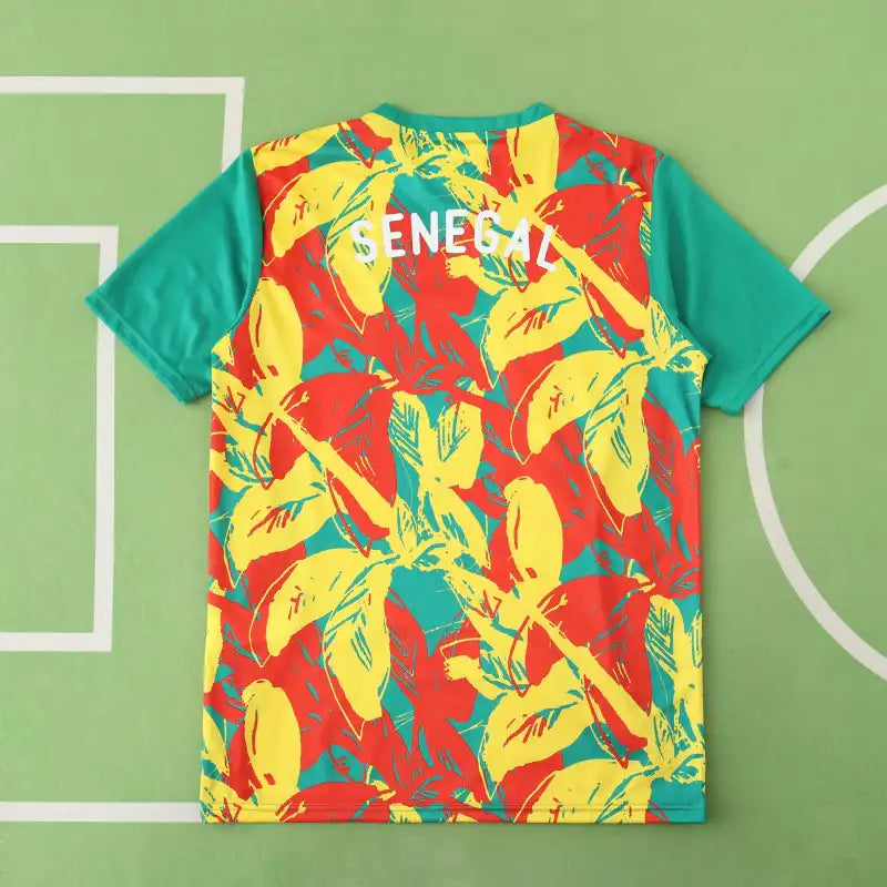 Senegal National Team 2025/26 Training Jersey – Tropical Leaf Print | Puma | Teranga Lions Fan Top