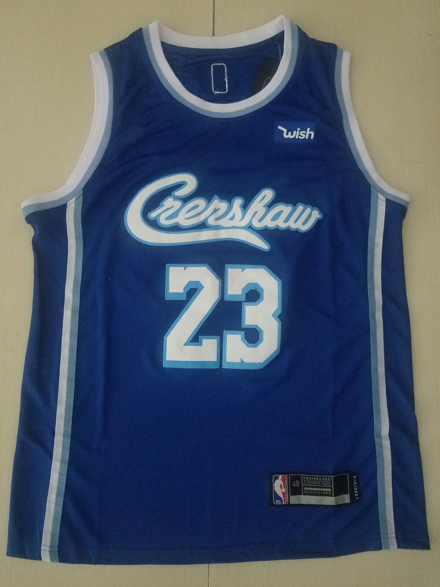 LeBron James #23 Los Angeles Lakers Blue 2019-20 City Edition "Crenshaw" Swingman Jersey – Nike