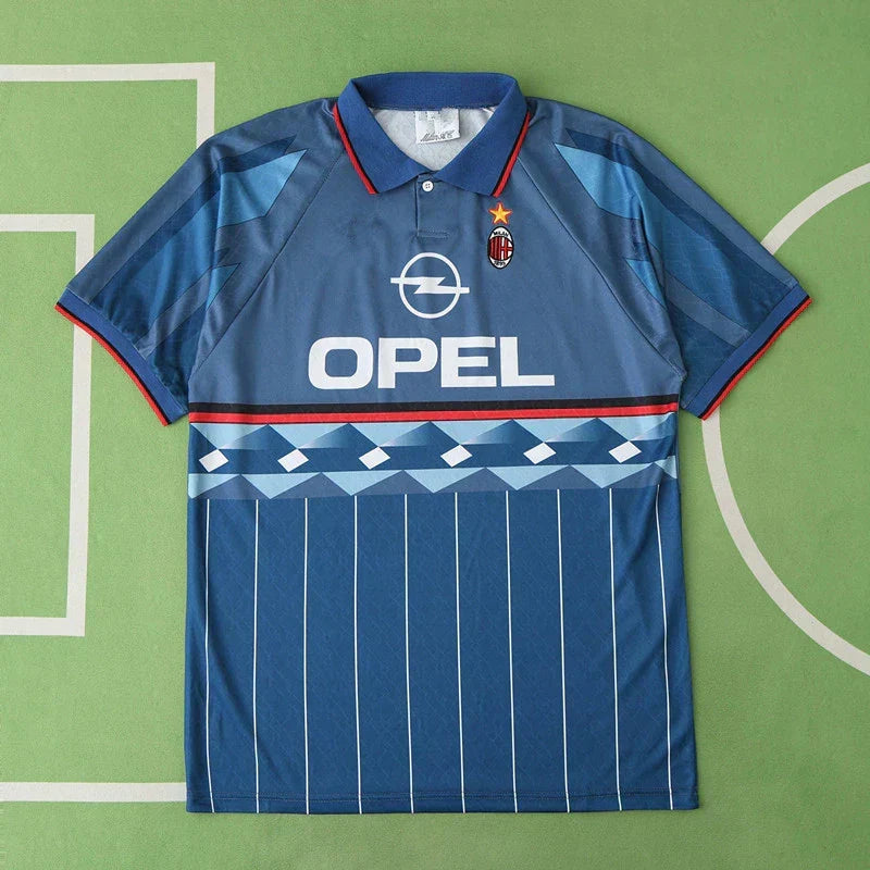 A.C. Milan Away Retro Soccer Jersey 1995/96 – Fan Version | Classic Rossoneri Kit