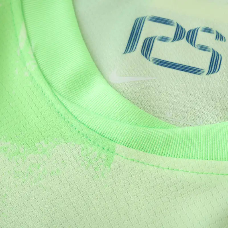 FC Barcelona 125th Anniversary Third Jersey 2024/25 — Fluorescent Green UNHCR Fan Version