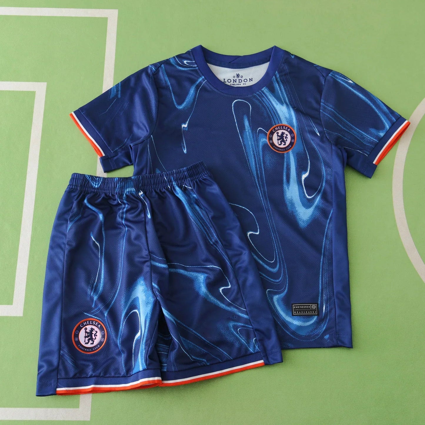 Chelsea FC 2024/25 Home Kids Kit – Customizable Name & Number