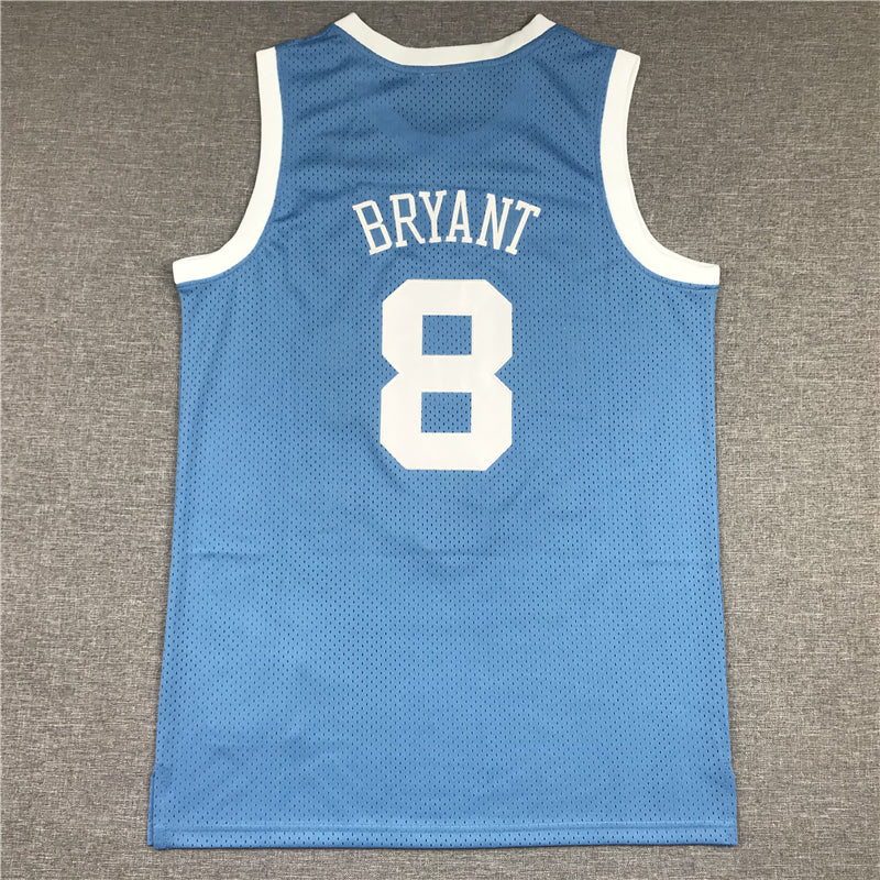 Men's Los Angeles Lakers Kobe Bryant Light Blue 2004-2005 #8 Authentic Jerseys