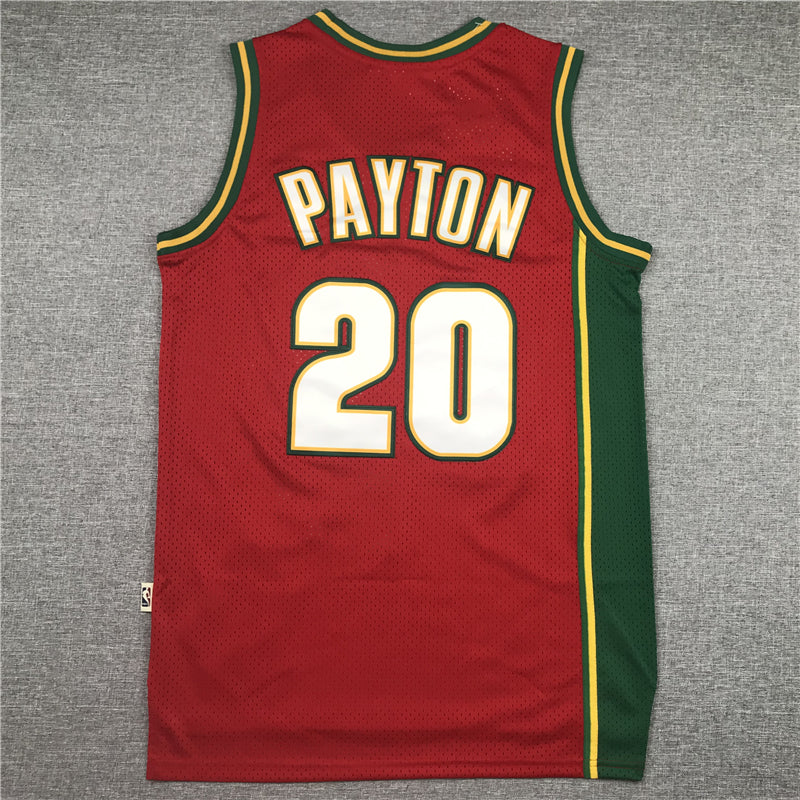 Gary Payton #20 Seattle SuperSonics Red 1997-98 Hardwood Classics Swingman Jersey – Mitchell & Ness