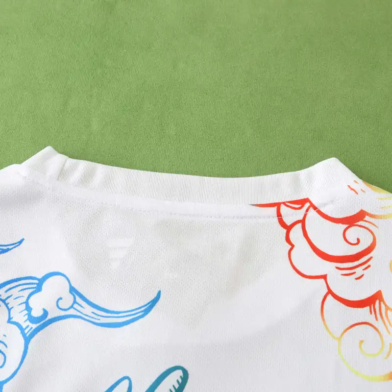 Real Madrid 2024/25 Colourful Dragon Special Edition Jersey – White Rainbow Adidas Fan Version