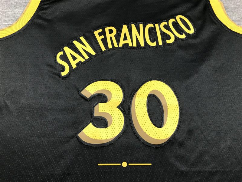 Stephen Curry #30 Golden State Warriors Nike 2023-24 Black City Edition "San Francisco" Swingman Jersey
