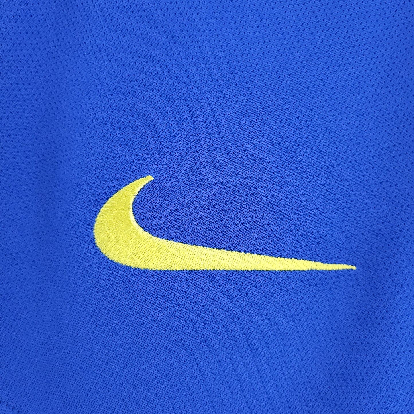 Boca Juniors 2010-11 Home Retro Jersey – Royal Blue Yellow Band LG Nike CABJ Riquelme Gary Medel Fan Version Football Shirt