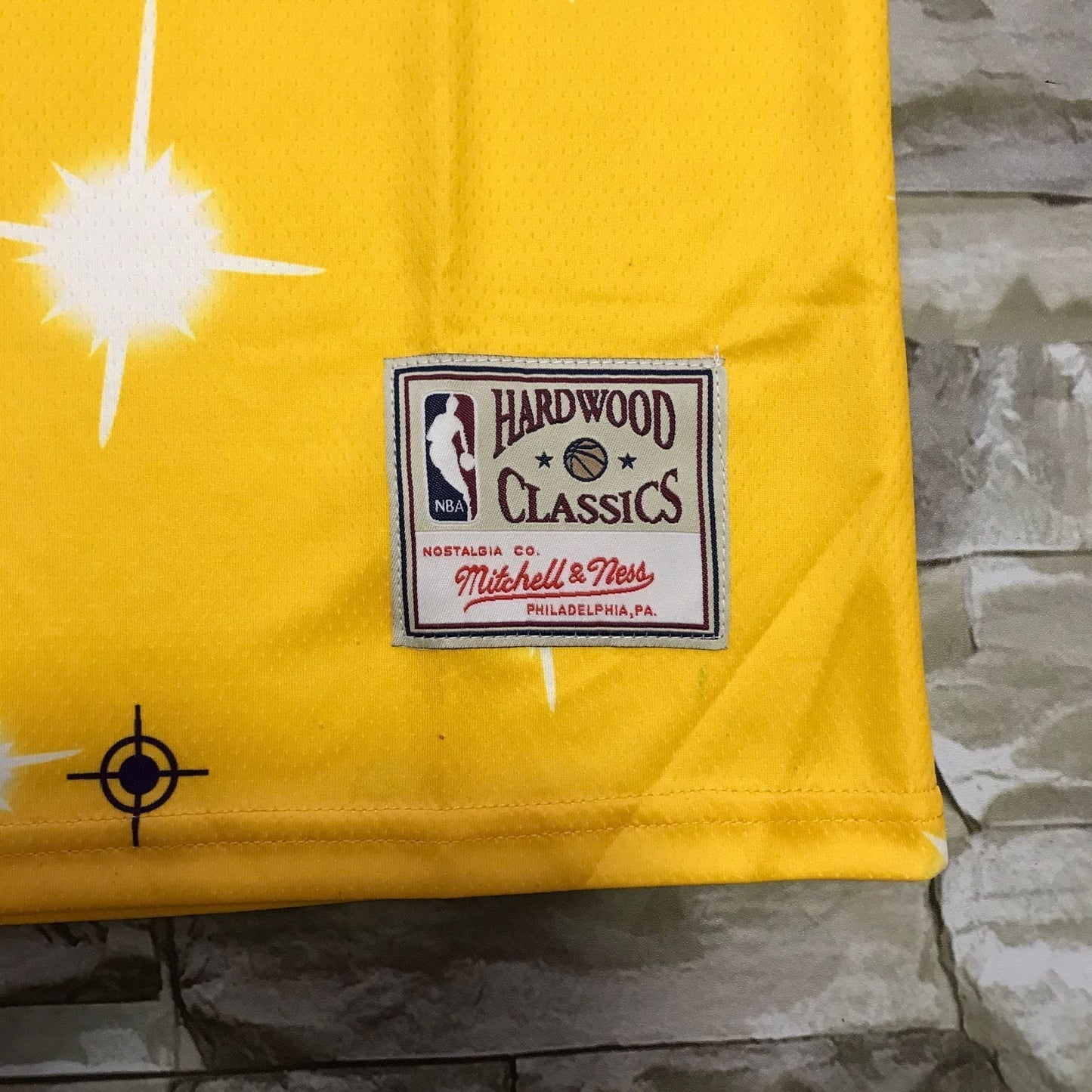 Men's Los Angeles Lakers LeBron James Yellow Hardwood Classics Swingman Jerseys
