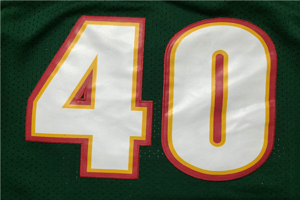 Shawn Kemp #40 Seattle SuperSonics Green 1995-96 Hardwood Classics Swingman Jersey – Mitchell & Ness