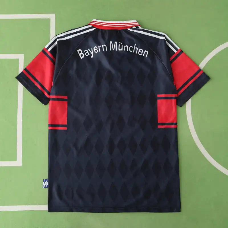 FC Bayern München Retro Fan Jersey 1997/99 – Classic Dark Navy & Red Throwback Shirt