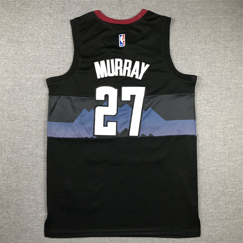 Men's Denver Nuggets Jamal Murray #27 Black 2023/24 Swingman Jerseys - City Edition
