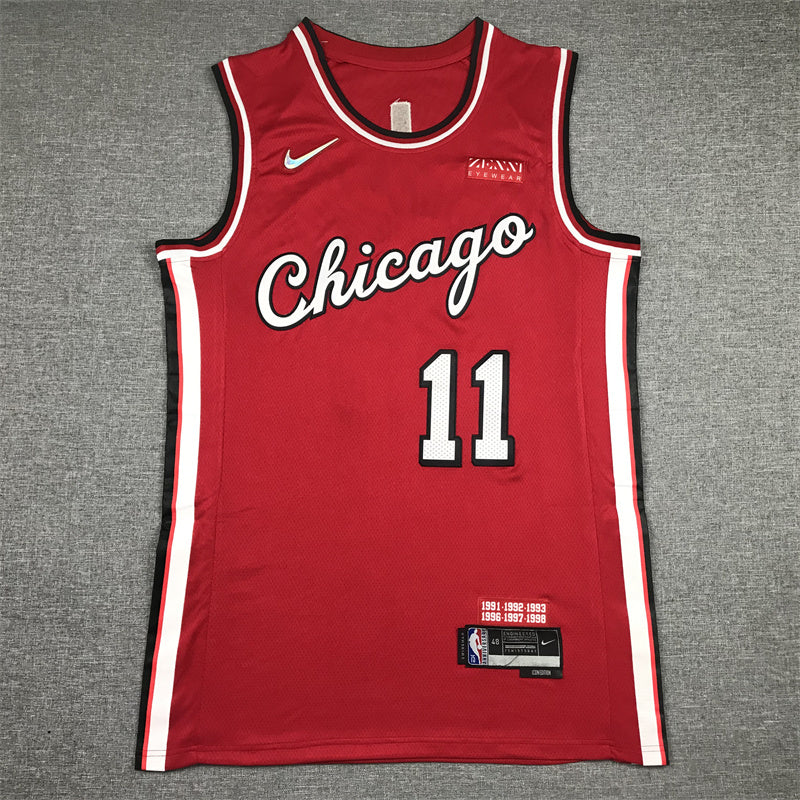 Men's Chicago Bulls DeMar DeRozan #11 Red 2021/22 Swingman Jerseys