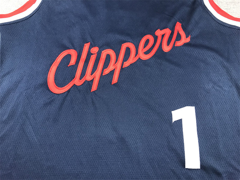Men's LA Clippers James Harden #1 Navy Swingman Player Jerseys