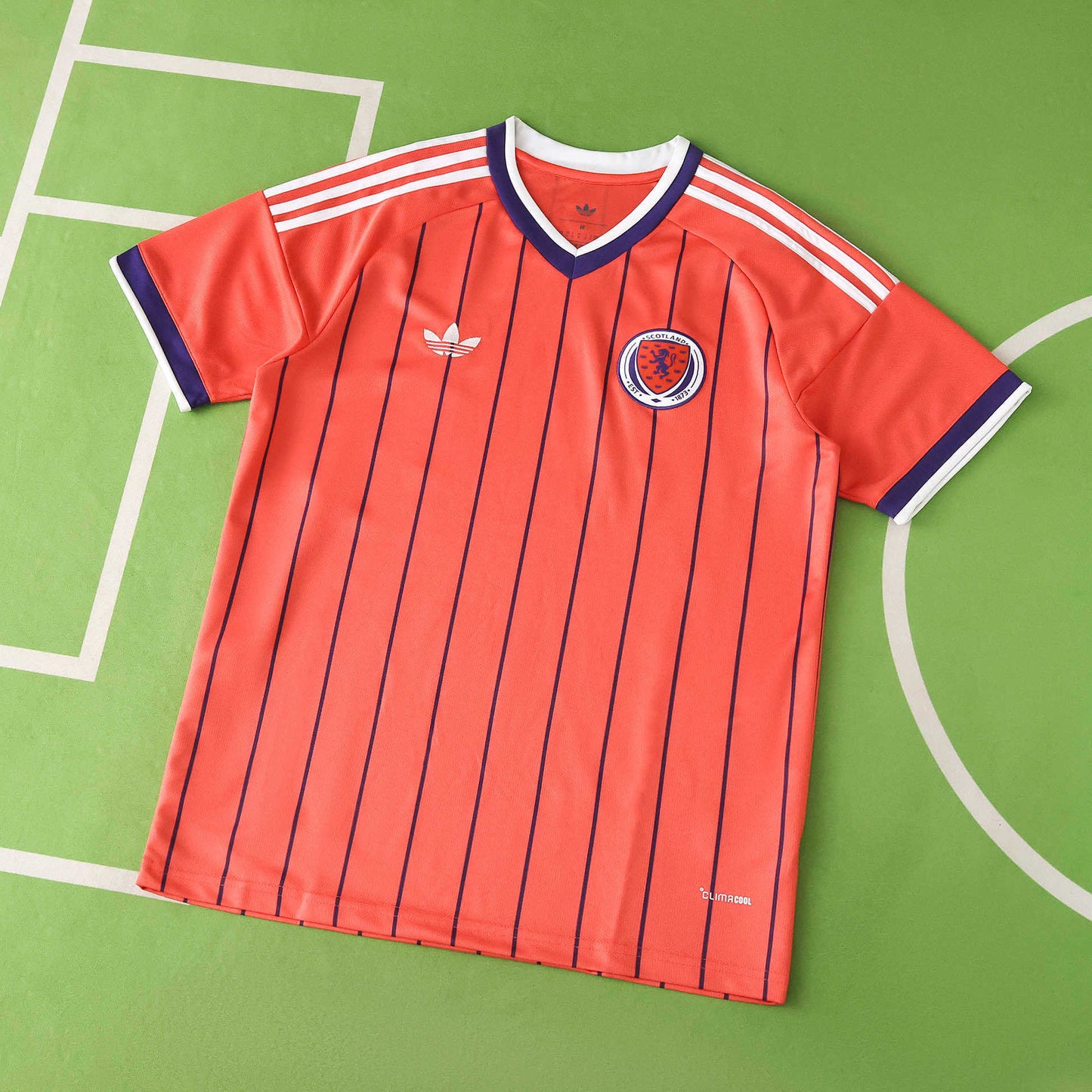 2026 FIFA World Cup Scotland Away Jersey – Tartan Army Orange Pinstripe Fan Kit