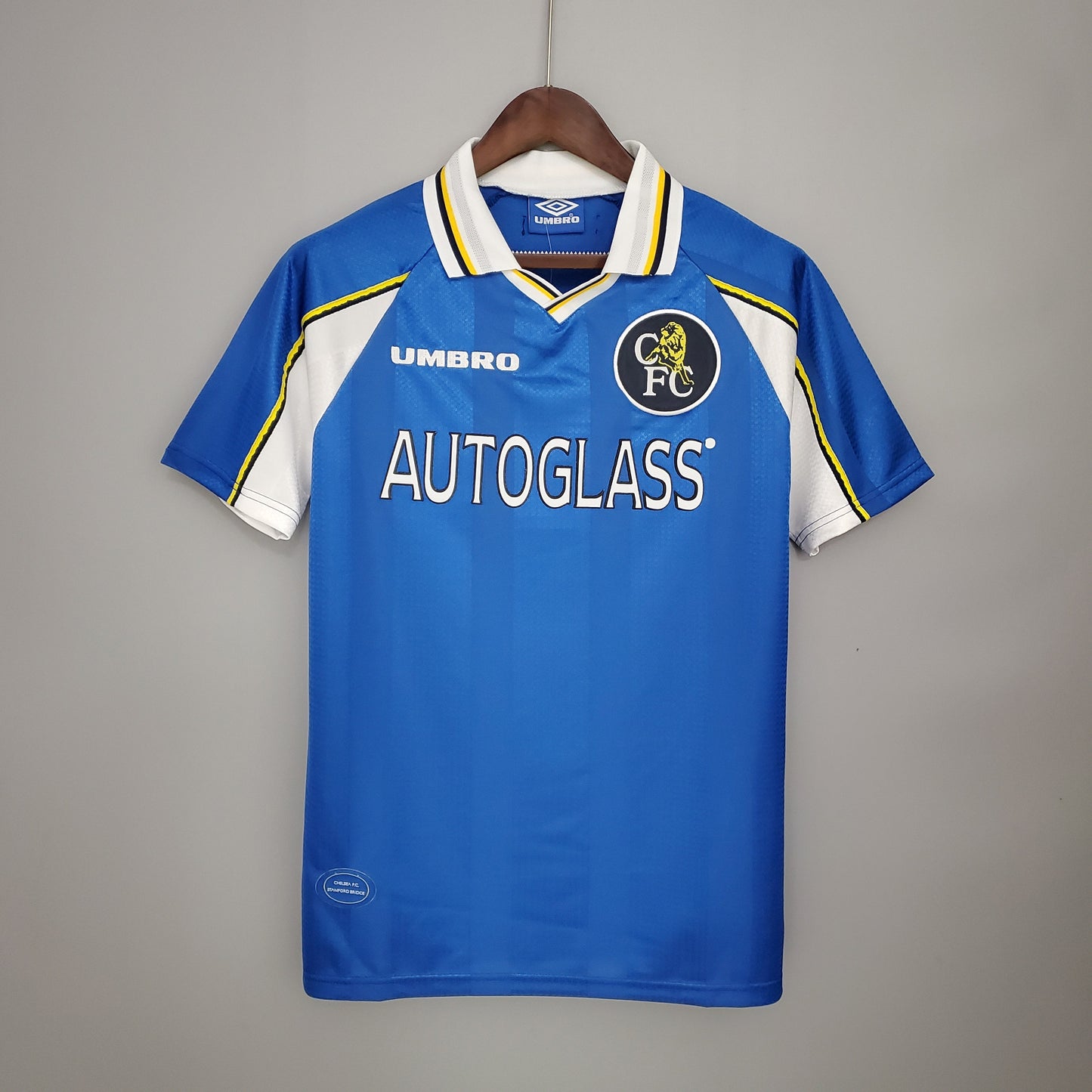 Chelsea 1997-99 Home Retro Jersey – Classic Umbro Blue Autoglass Kit
