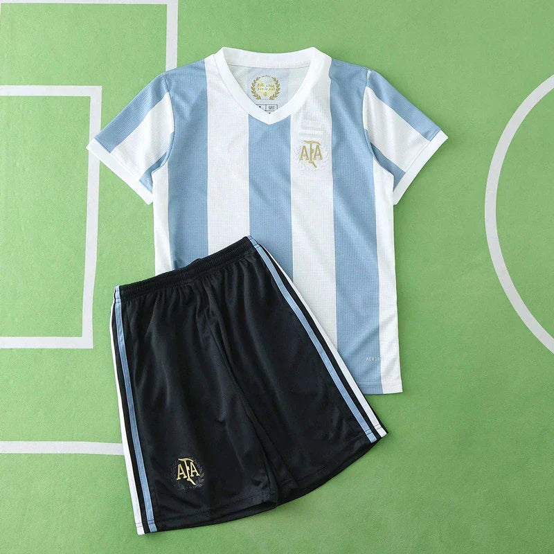 Argentina 50th Anniversary Kids Kit 2024/25 Soccer Jersey
