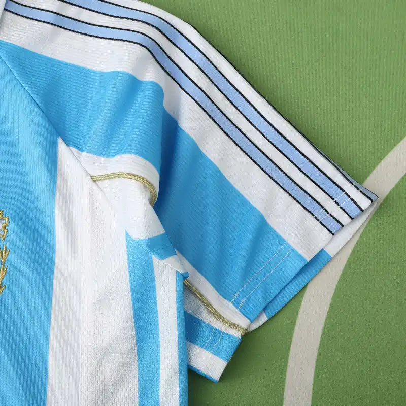 Argentina Home Retro Soccer Jersey 1998 Fan Version — World Cup Edition