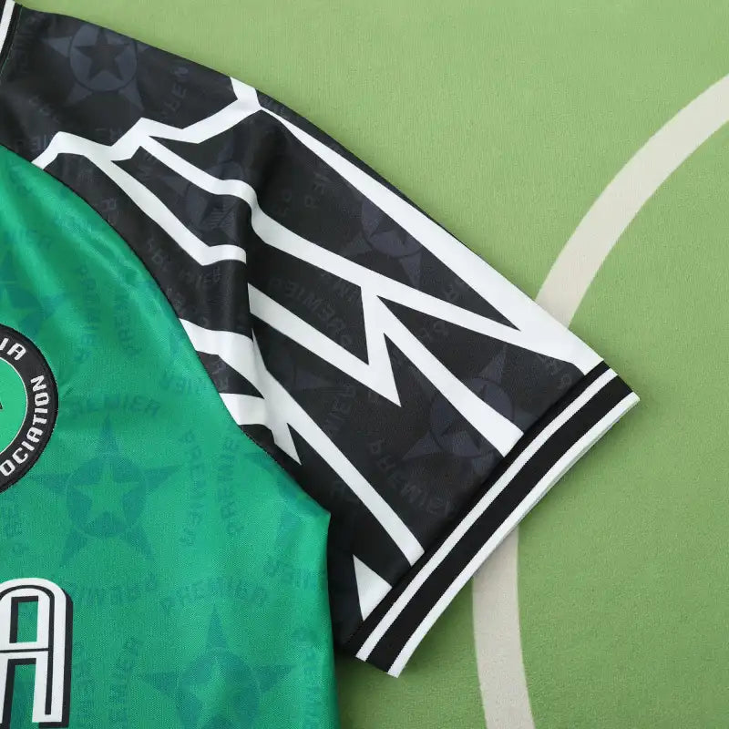 Nigeria National Team 1994/95 Home Retro Jersey – Green Lightning Sleeve World Cup Fan Version