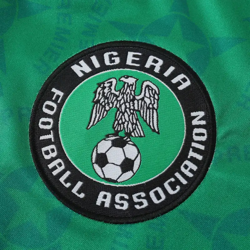 Nigeria National Team 1994/95 Home Retro Jersey – Green Lightning Sleeve World Cup Fan Version