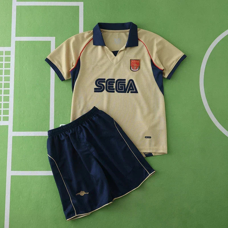 Arsenal FC Away Retro Kids Jersey – 2001/02 Season