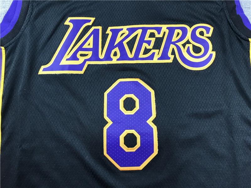 Kobe Bryant #8 Los Angeles Lakers Black Mamba Retirement Edition Black Swingman Jersey – Nike 5-Star