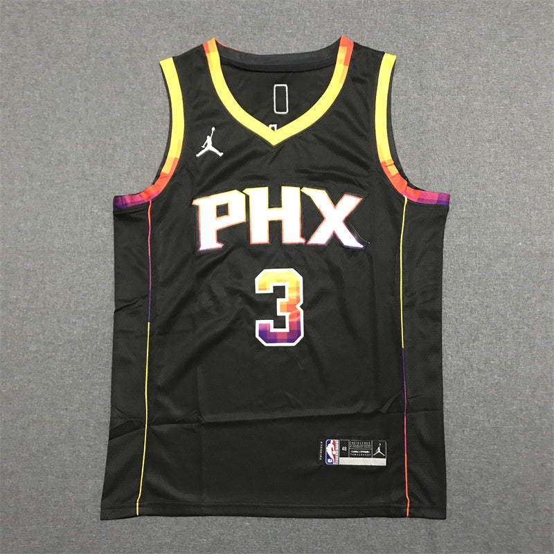 Men's Phoenix Suns Chris Paul #3 Black Swingman Jerseys - Statement Edition