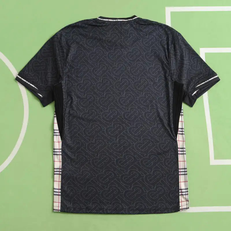 England National Team x Burberry Black Collaboration Fan Jersey 2024