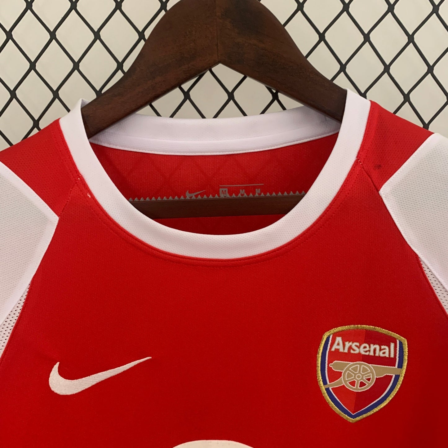 Arsenal 2002-03 Home Long-Sleeve Retro Jersey – Nike Red White O2 Henry Bergkamp Pires Ljungberg Vieira Fabregas Football Shirt