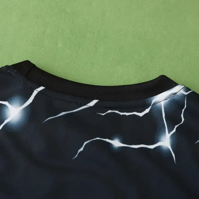 Real Madrid 2024/25 Black Panther Lightning Concept Jersey – Dark Power Adidas Fan Version