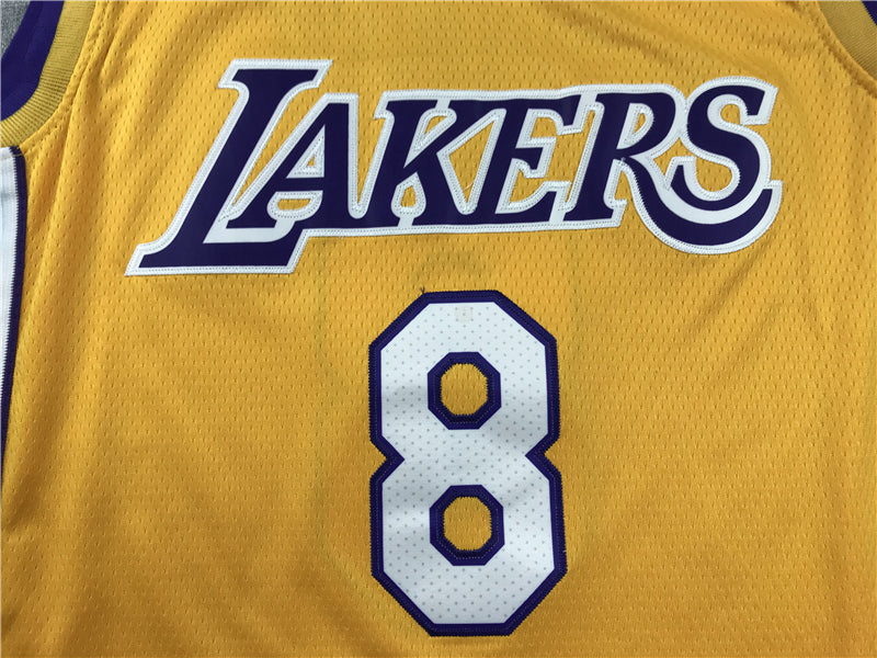 Kobe Bryant #8 Los Angeles Lakers Gold Black Mamba Retirement Edition Swingman Jersey – Nike 5-Star