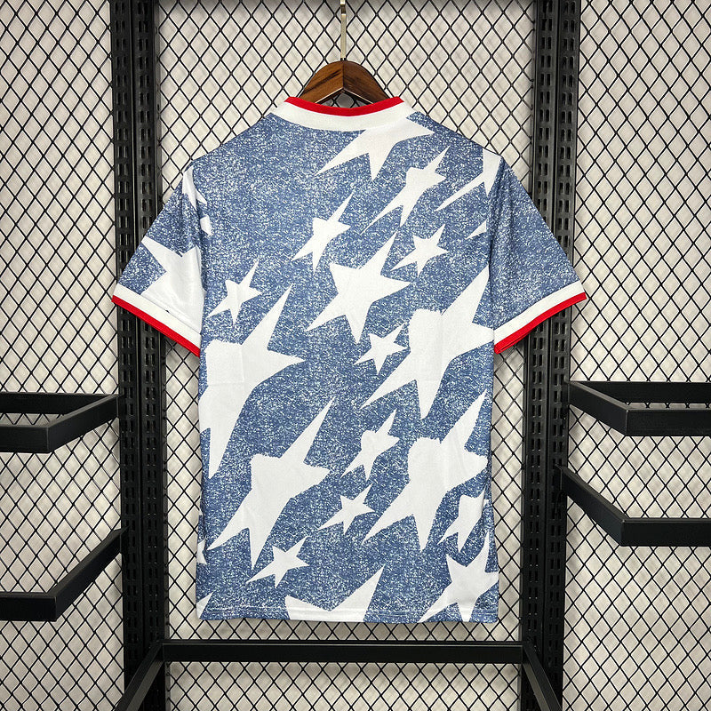 USA 1994 World Cup Away Retro Soccer Jersey – Adidas USMNT Denim Stars Lalas Balboa Kit