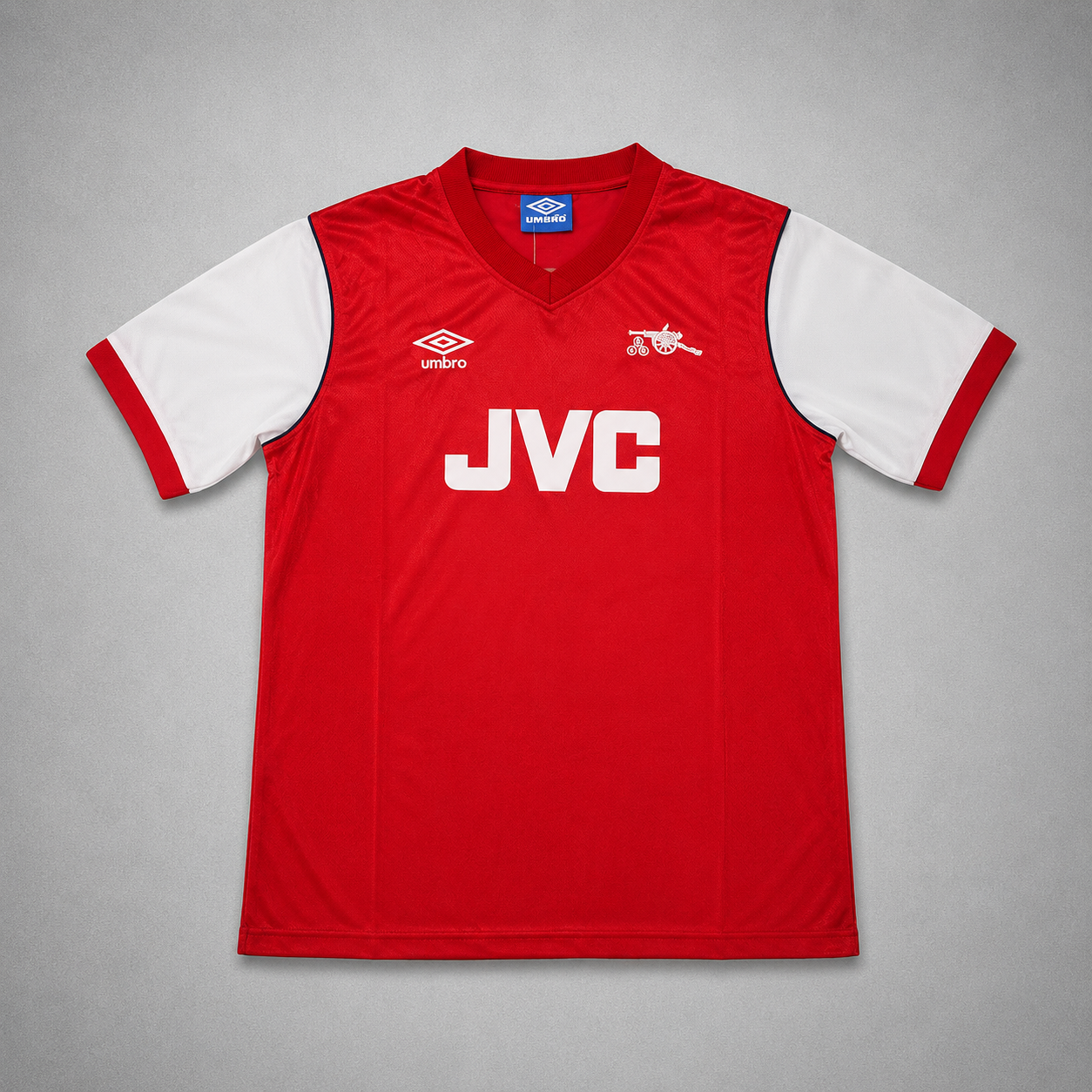 Arsenal 1982-84 Home Retro Jersey – Classic Umbro Red JVC Kit