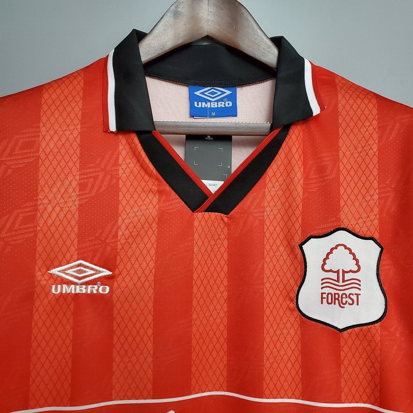 Nottingham Forest 1994-96 Home Retro Jersey – Classic 90s Premier League Red Kit