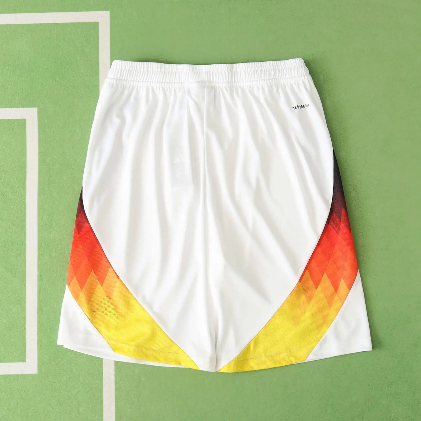 Germany Home Shorts 2024 – White Black Red Fan Version Euro 2024 Football Shorts