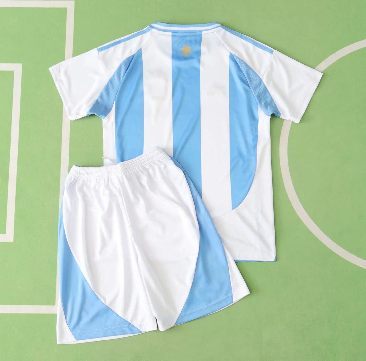 Argentina Home Kids Soccer Jersey 2024 — Children's Fan Version