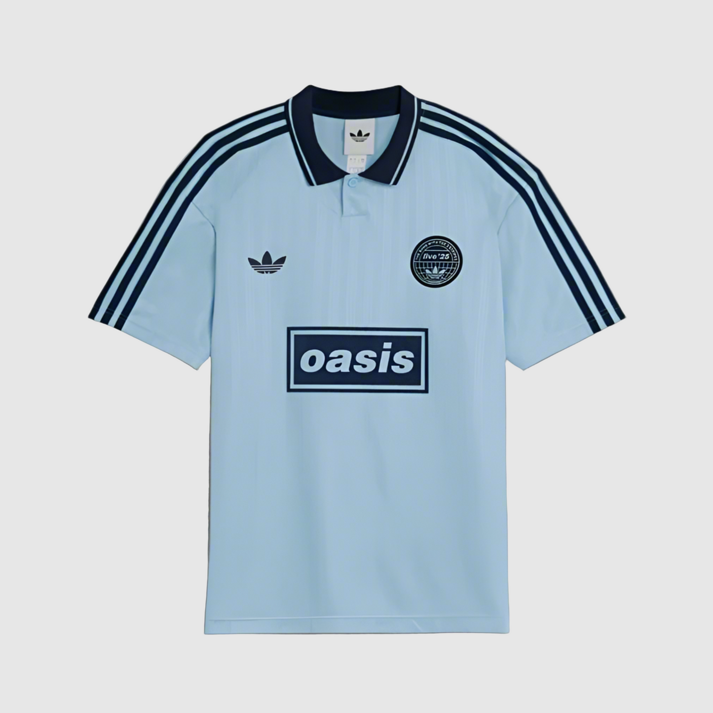 Oasis x Adidas Live '25 Football Jersey – Sky Blue