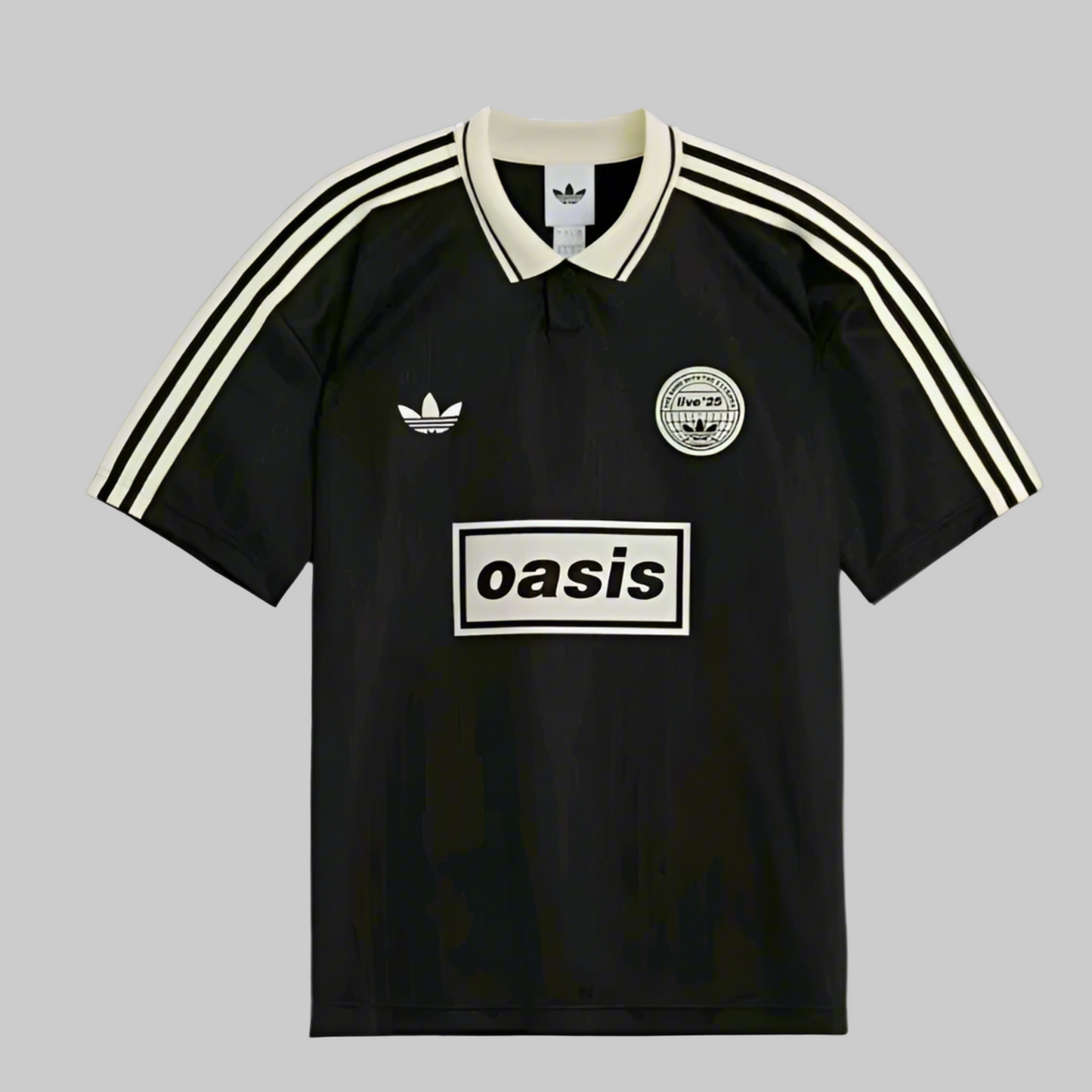 Oasis x Adidas Live '25 Football Jersey – Black