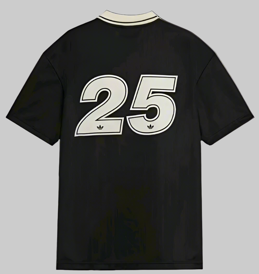 Oasis x Adidas Live '25 Football Jersey – Black