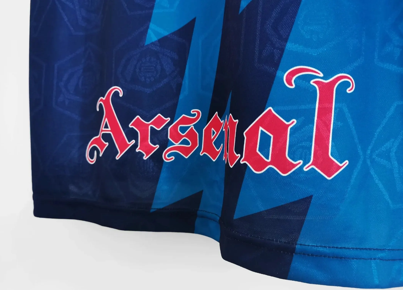 Arsenal 1995-96 Away Retro Jersey – Nike Navy Blue Lightning JVC Football Shirt | Bergkamp Adams Wright Era