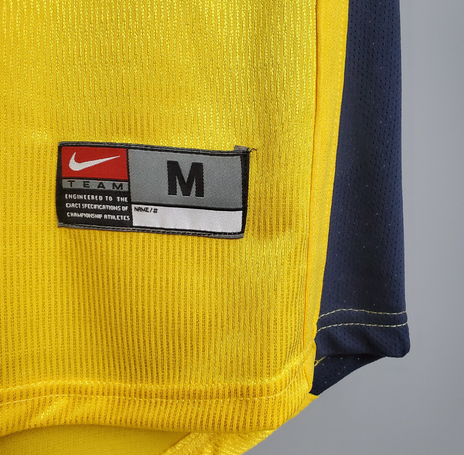 Arsenal 1999-2000 Away Jersey – Yellow Nike SEGA Retro Premier League Football Shirt | Bergkamp Henry Vieira Overmars Ljungberg Classic Gunners Kit