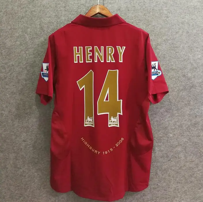 Arsenal 2005-06 Highbury Farewell Home Retro Jersey – Nike Burgundy Gold O2 Kit | Highbury 1913-2006 Commemorative Edition