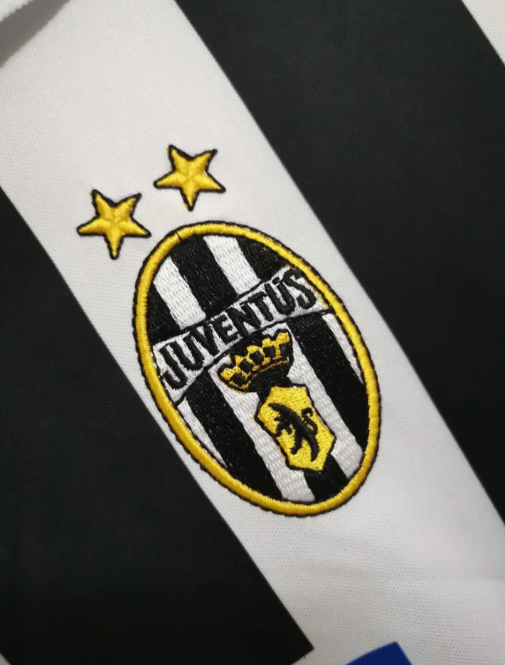 Juventus 1999-2000 Home Long-Sleeve Retro Jersey – Kappa Black White Zidane Del Piero Inzaghi Davids Football Shirt